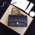 Chanel 2.55 middle size dark blue original lambskin